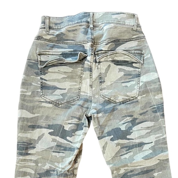 Camo Joggers Express Army High Rise Stretchy Joggers Size 4 Camo Denim - Picture 7 of 10